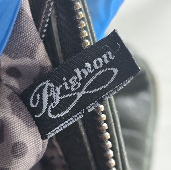 Brighton Crossbody Handbag Women Leather gathered pocket Small Luxury - Picture 14 of 15